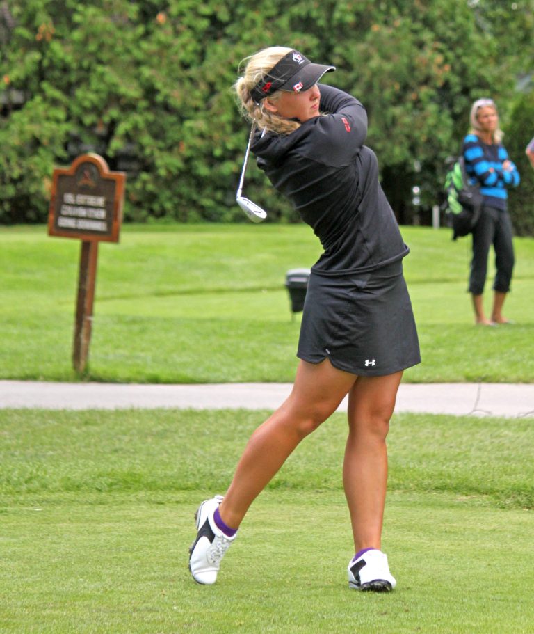 Brooke Henderson Turns Professional Brooke tee