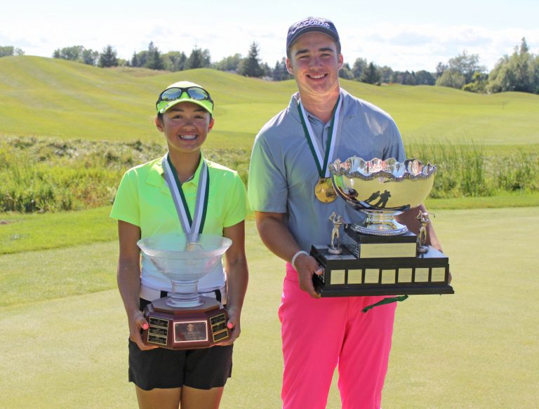 Johnny Travale & Hailey McLaughlin win IG Ontario Bantam Championships Champions