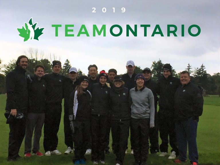 Golf Ontario announces 2019 Team Ontario TeamON2019