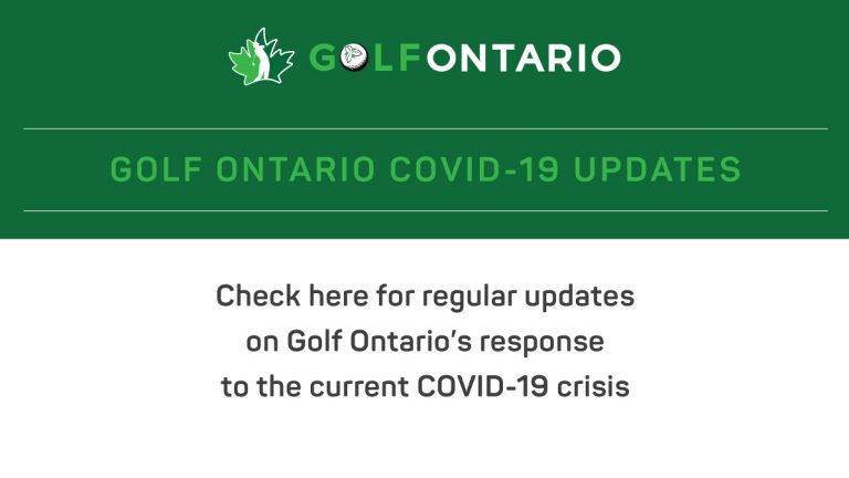 Golf Ontario COVID-19 Updates Corona_web