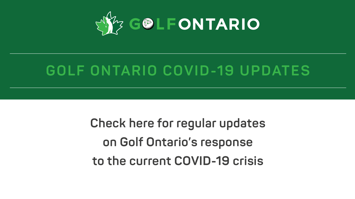Golf Ontario COVID-19 Updates Corona_web