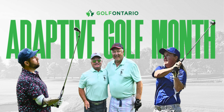 Golf Ontario Announces Launch of Adaptive Golf Month This July Adaptive golf month banner