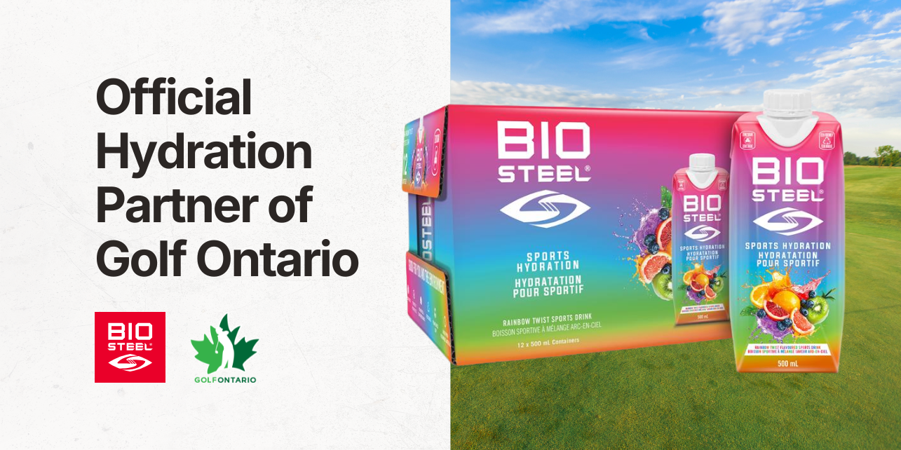 Golf Ontario and BioSteel Renew Partnership - Golf Ontario